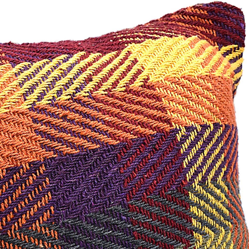 Shared Earth - Cushion Cover Recycled Cotton Blend Autumn Colours