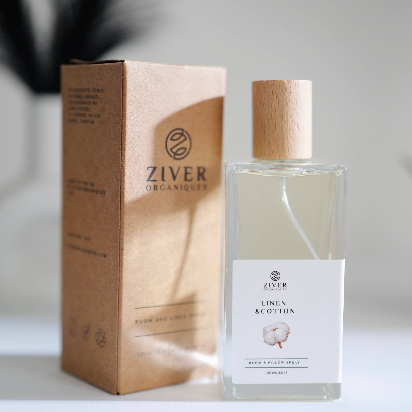 Ziver Organiques - Natural Room & Linen Spray | Fresh Linen and Cotton