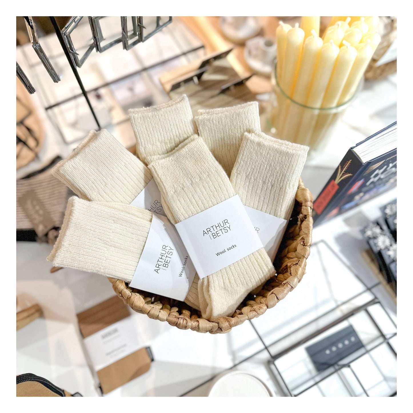 Arthur Betsy - Wool socks, unisex socks, luxury socks