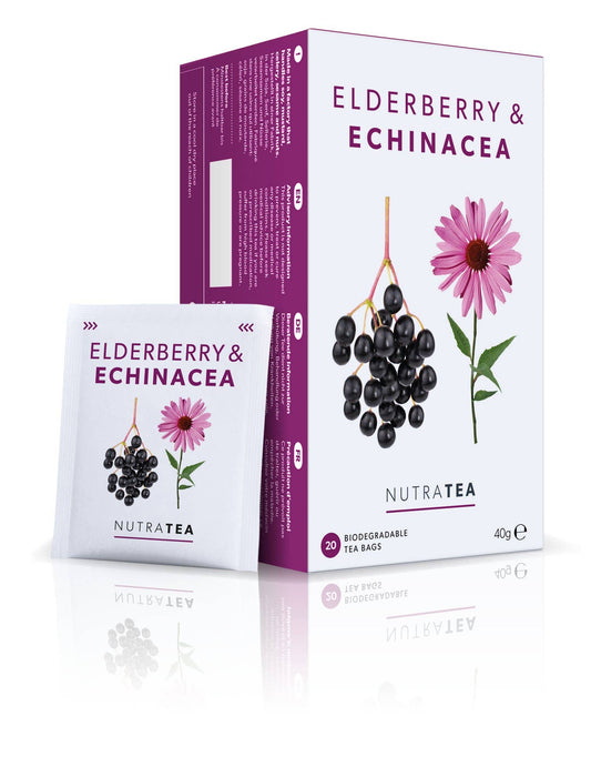 NutraTea - Elderberry & Echinacea Herbal Tea