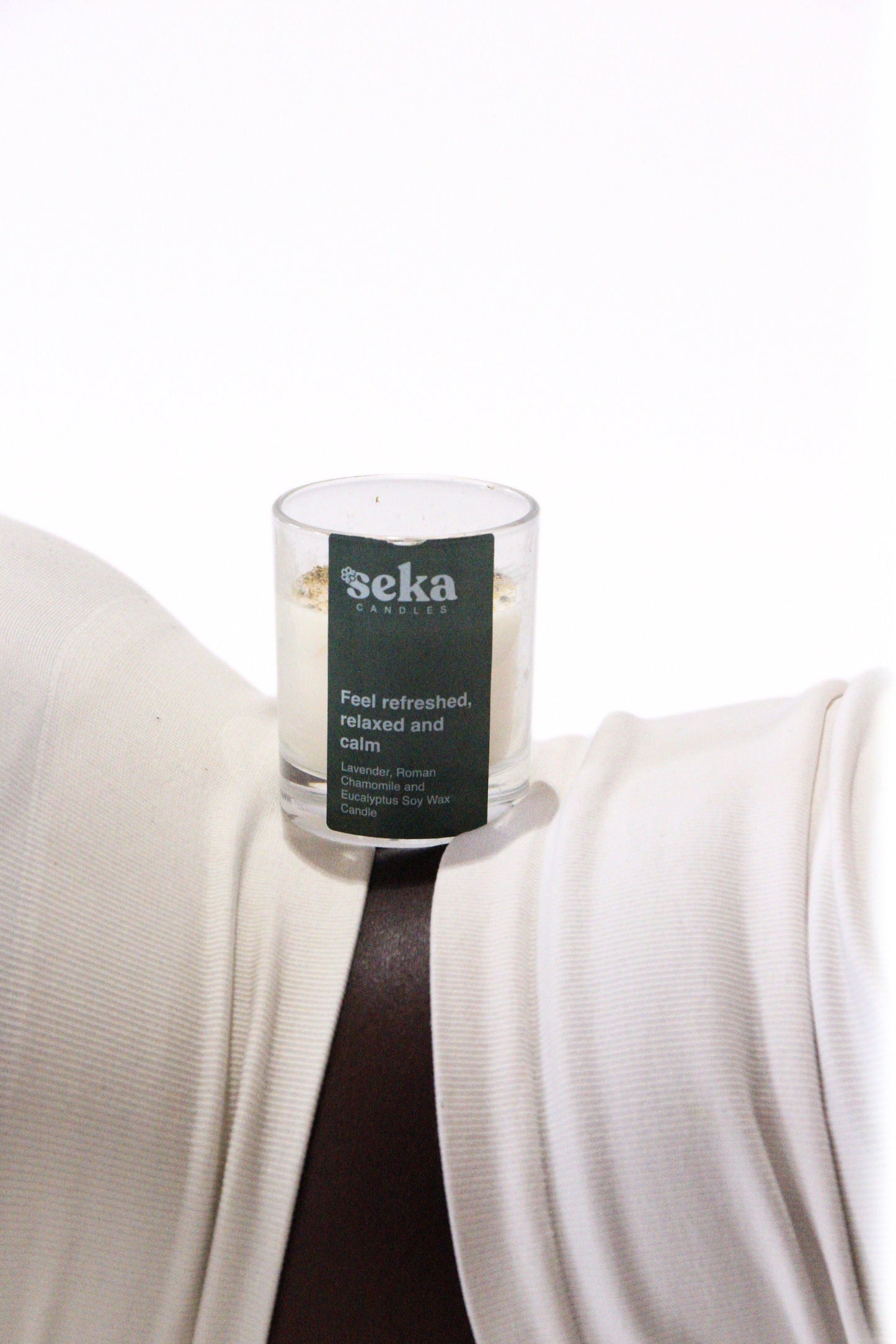 Seka Candles -Feel Refreshed Relax & Calm - Eucalyptus, Chamomile & Lavender Candle