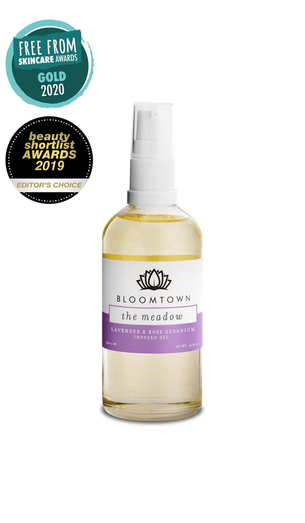Bloomtown - Body & Bath Oil - The Meadow (Lavender & Rose Geranium)