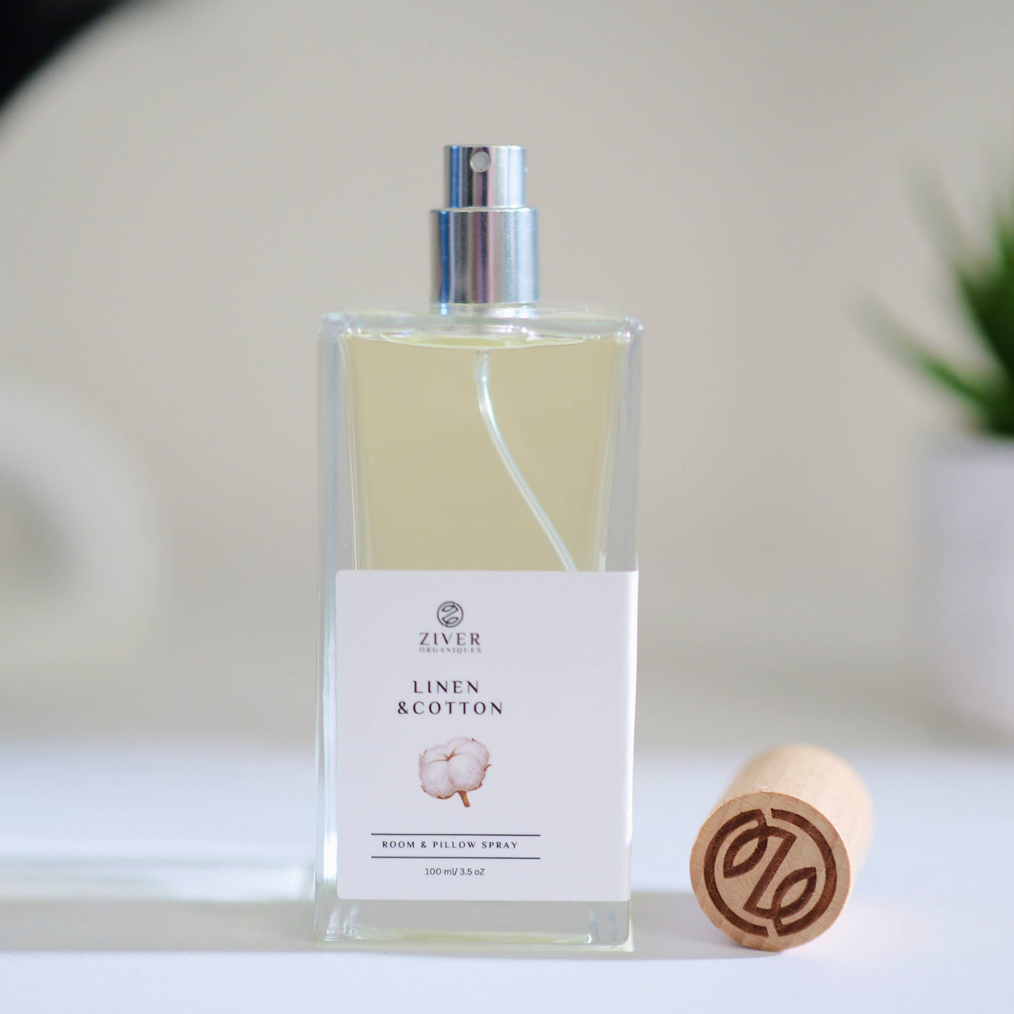 Ziver Organiques - Natural Room & Linen Spray | Fresh Linen and Cotton