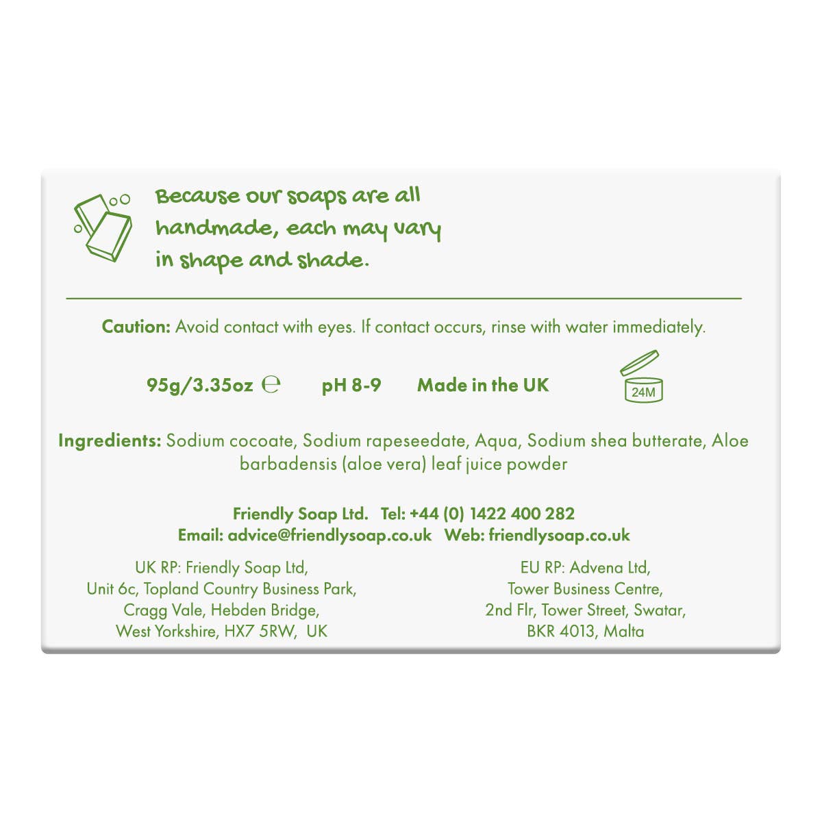 Friendly Soap - Aloe Vera Eco Friendly Soap Bar