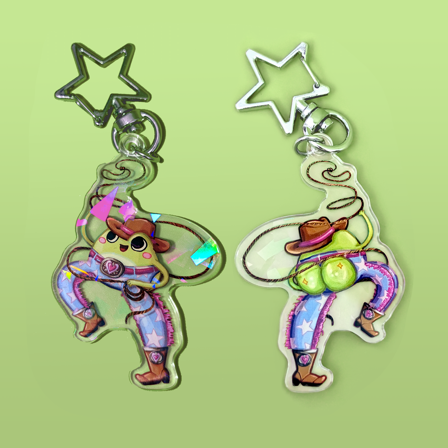 Lasso Frog Keyring