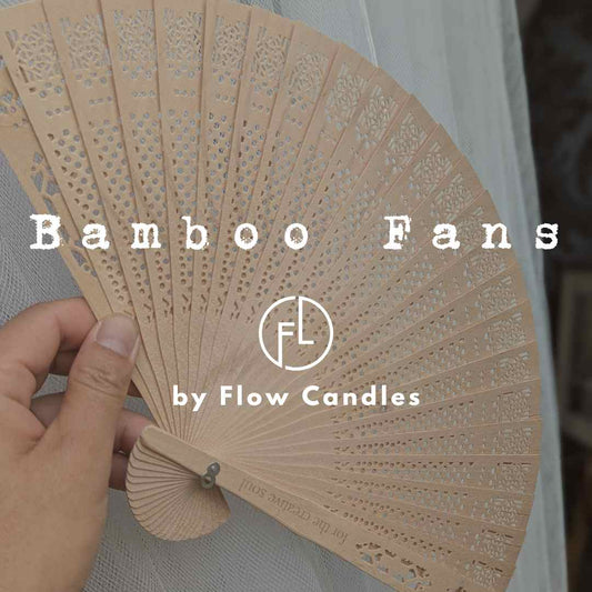 Limited Edition Bamboo Fans by Flow Candles
