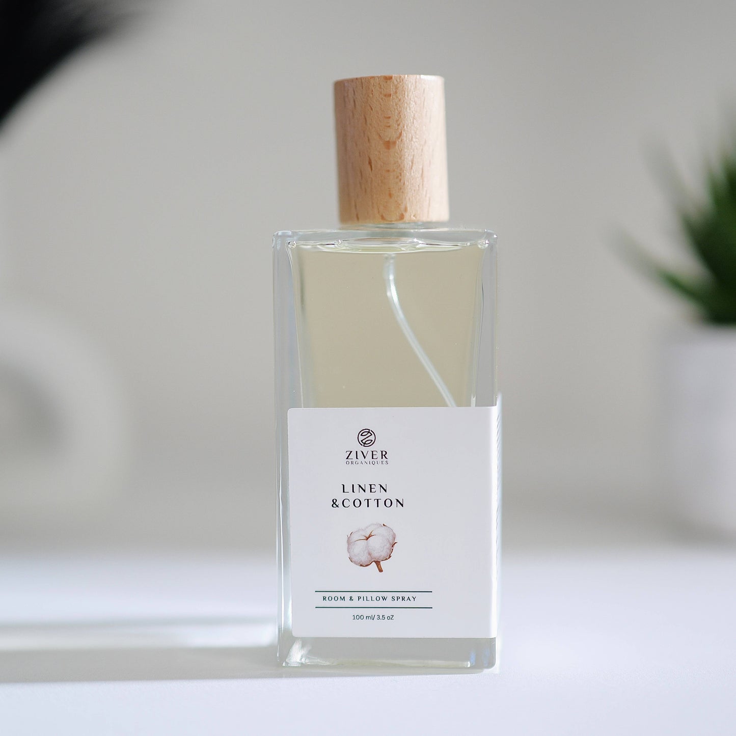 Ziver Organiques - Natural Room & Linen Spray | Fresh Linen and Cotton