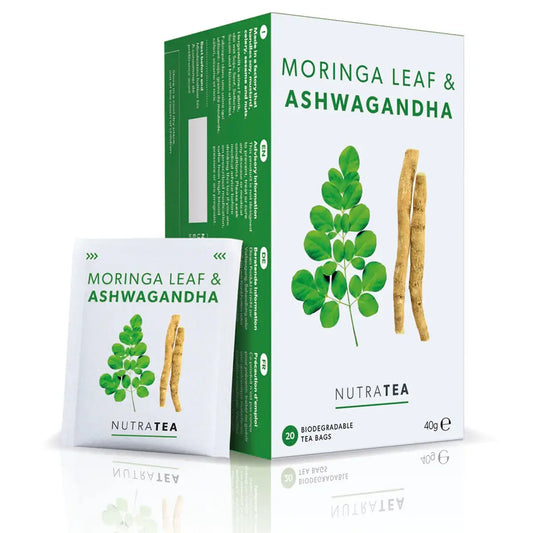 NutraTea - Moringa Leaf & Ashwagandha Herbal Tea
