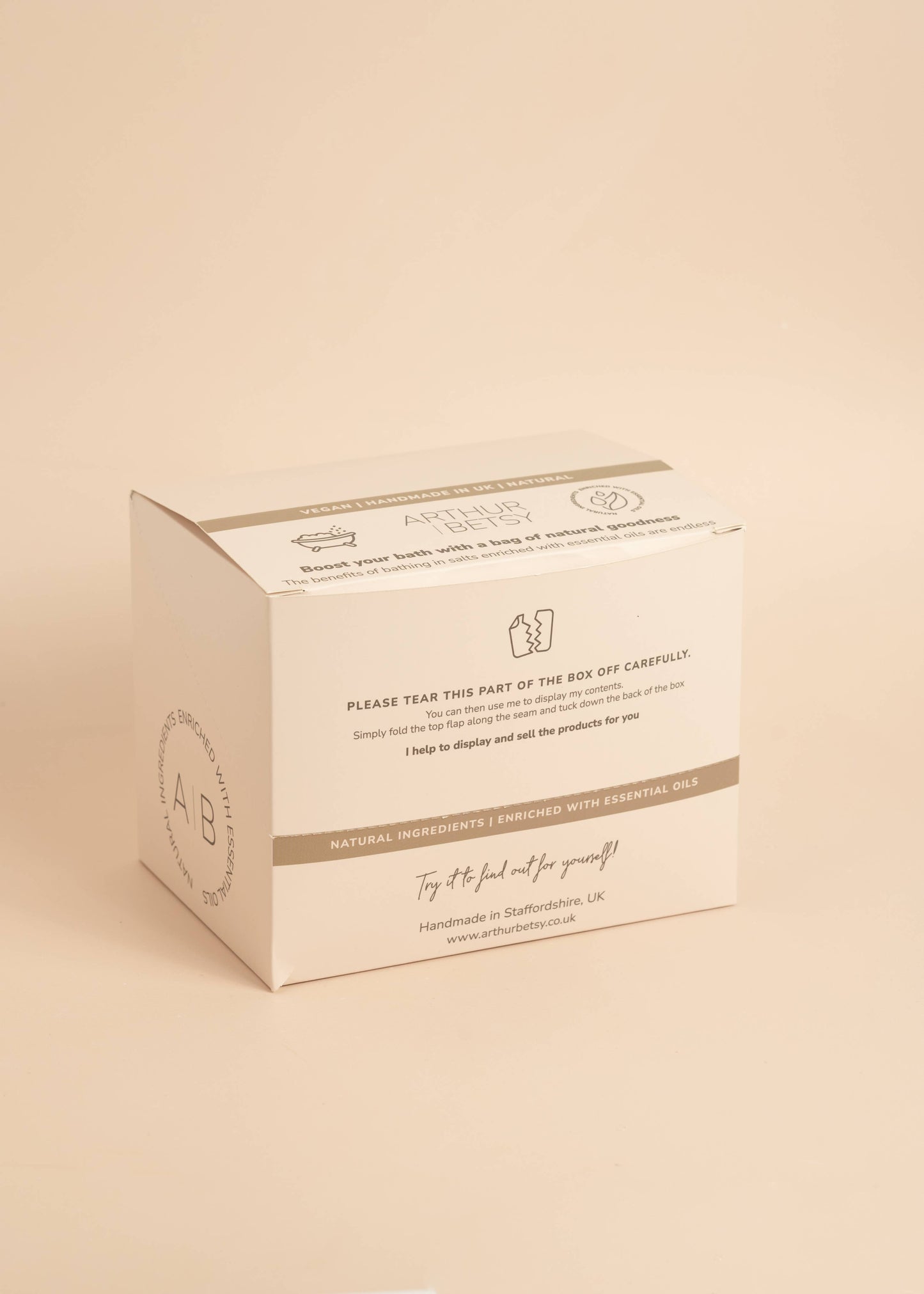 Arthur Betsy - Bath salts pouch, Bath soak, Bath bomb, Bath salt bag