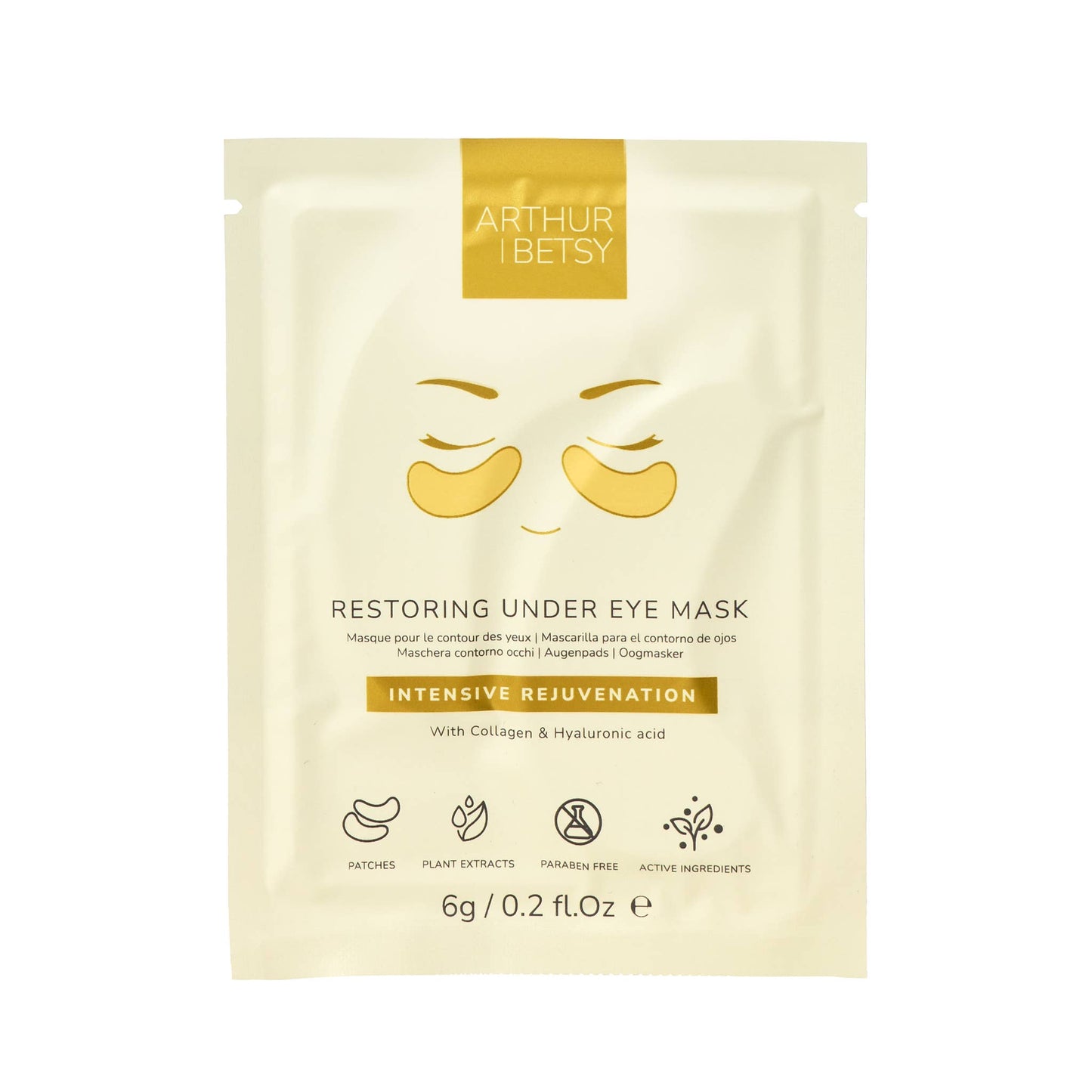 Arthur Betsy - Gold under eye patches - Collagen eye mask