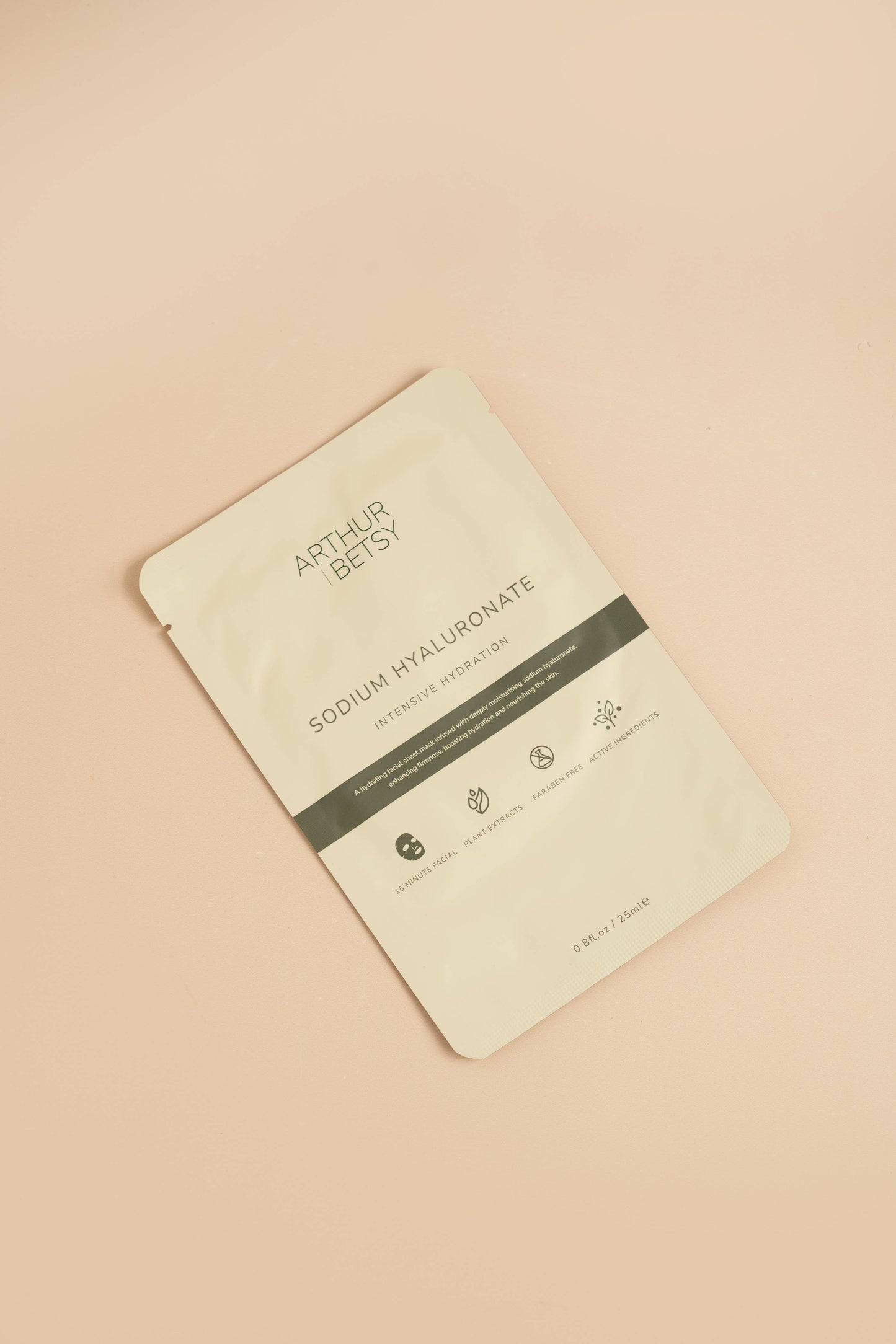 Arthur Betsy - Moisturising face mask, face sheet mask, facial mask