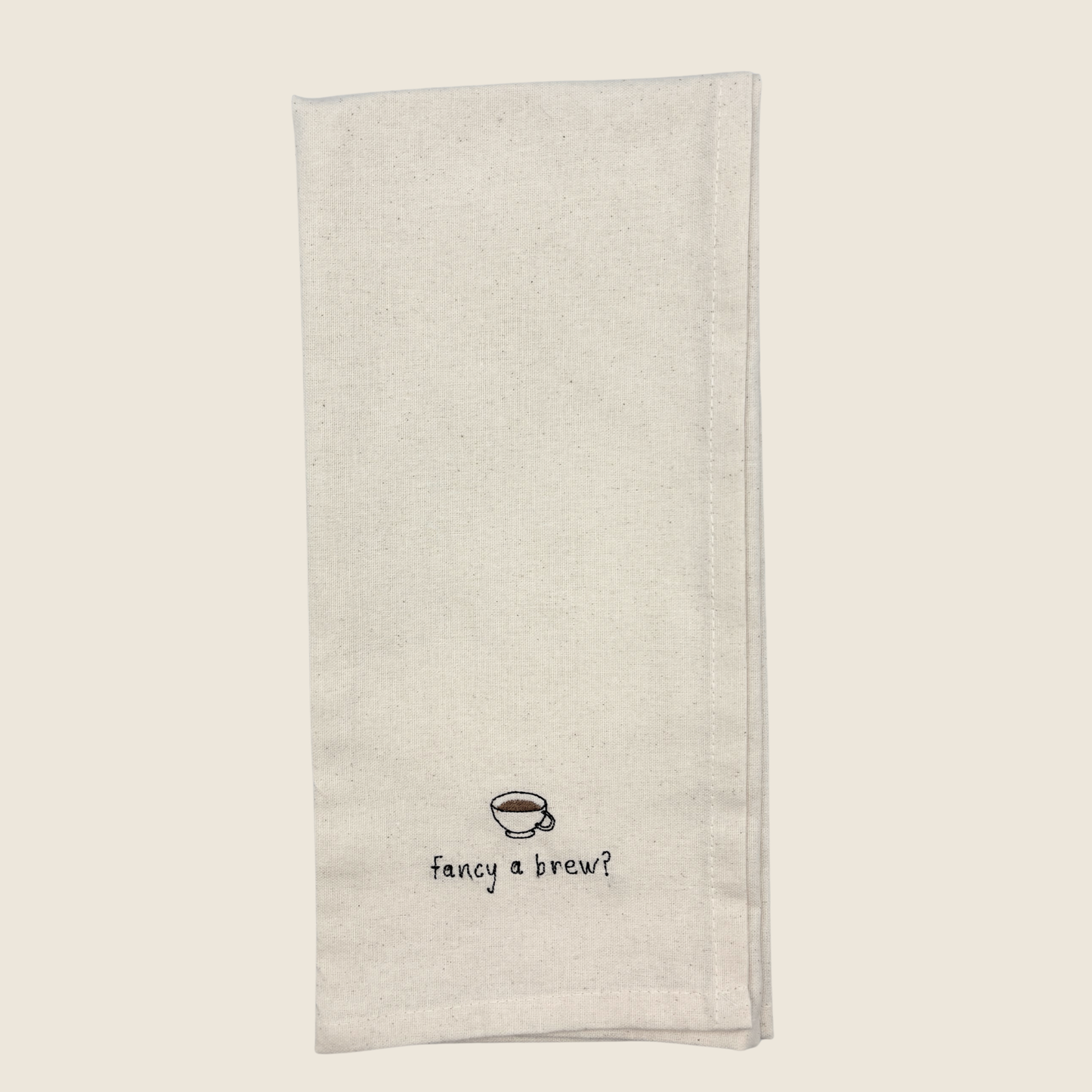 Threads by Jen - Brew Tea towel - TBJ005