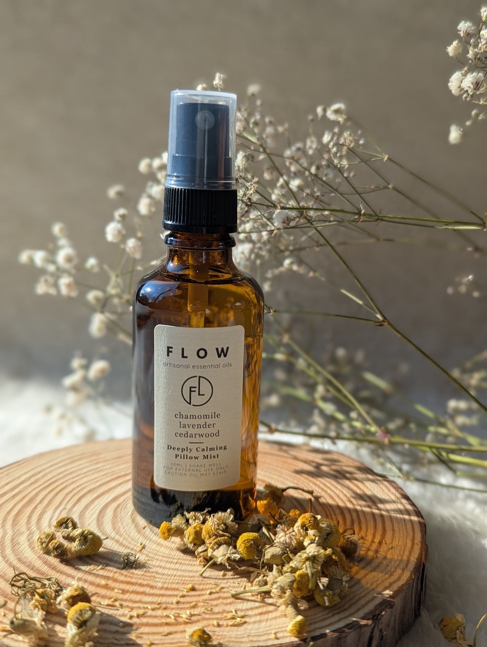 Flow Candles - Essential Oil Pillow Mist (Travel Size)