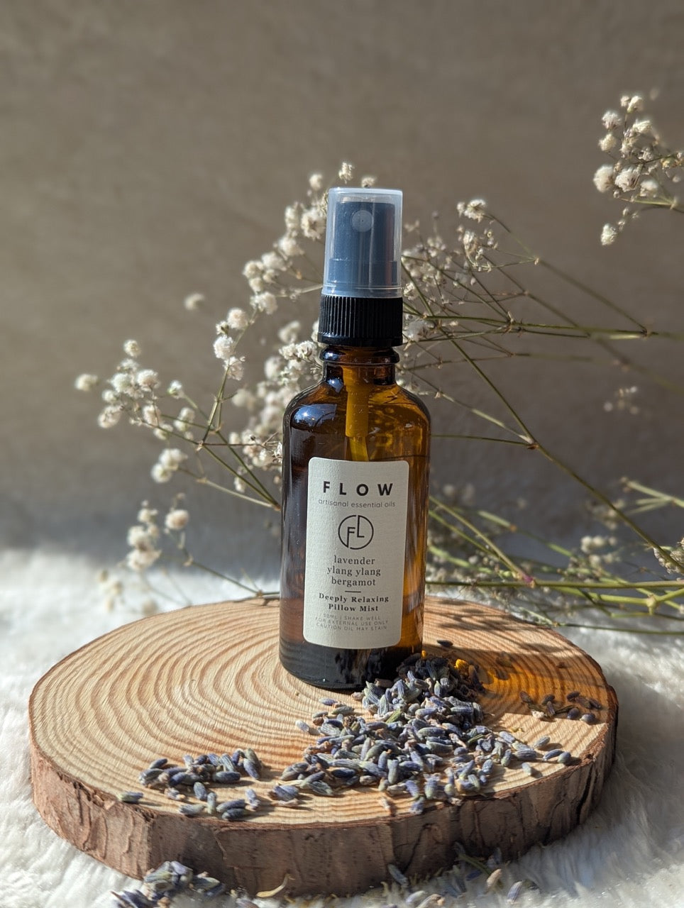 Flow Candles - Essential Oil Pillow Mist (Travel Size)