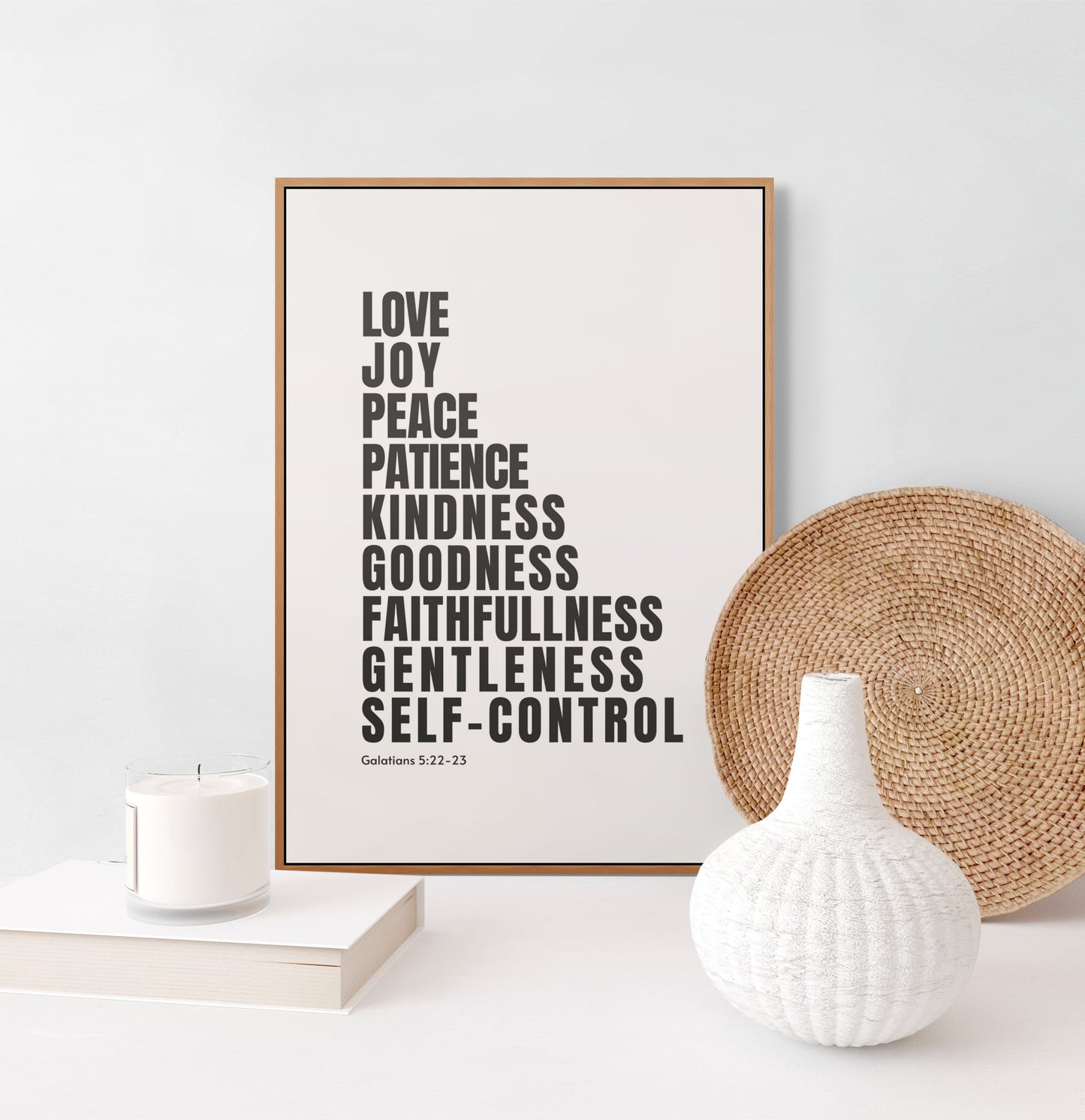 The Fruit of the Spirit - Christian Poster Wall Art