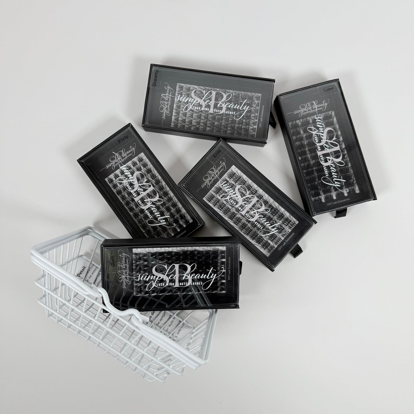 Siimplee Cosmetics Luxe DIY cluster lashes 10-22mm - customisable lightweight extensions