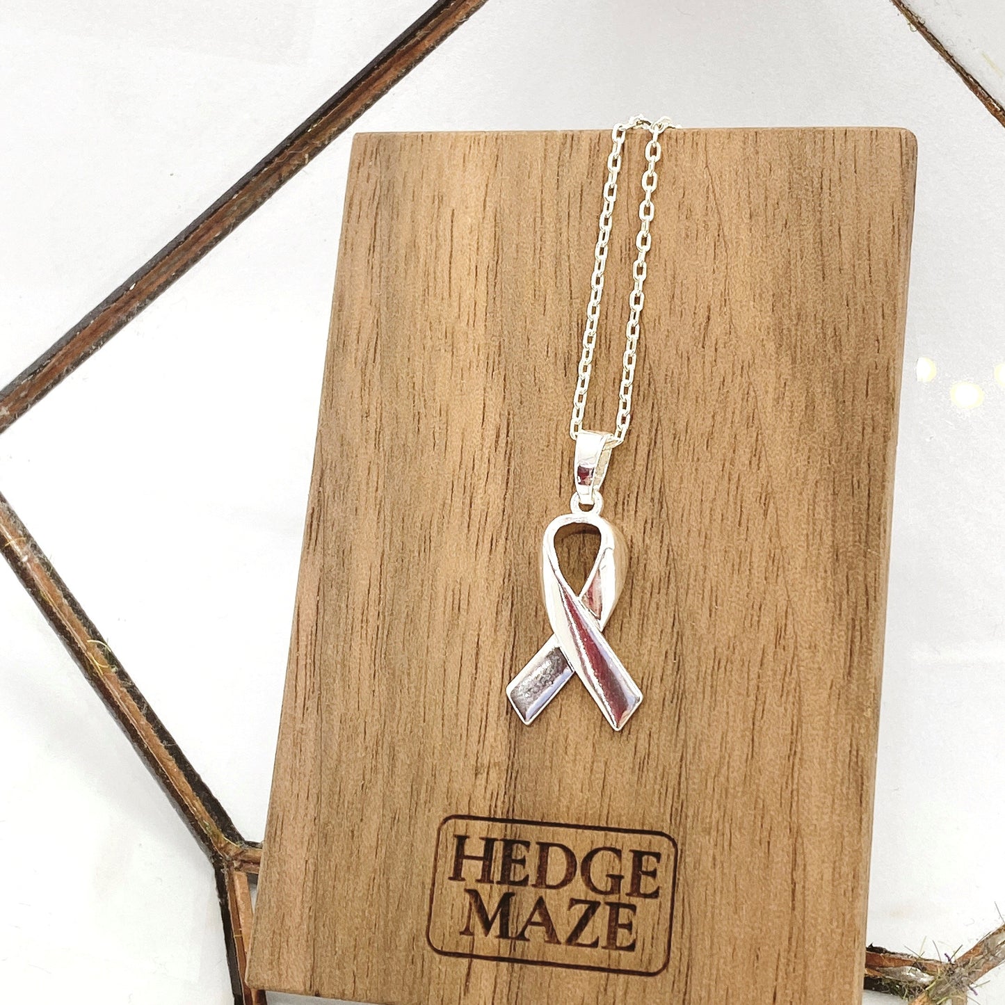 Awareness Ribbons S925 Silver Necklace