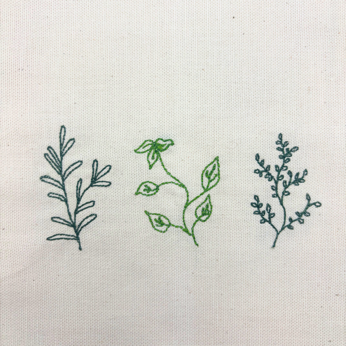 Threads by Jen - Herb Tea towel - TBJ001