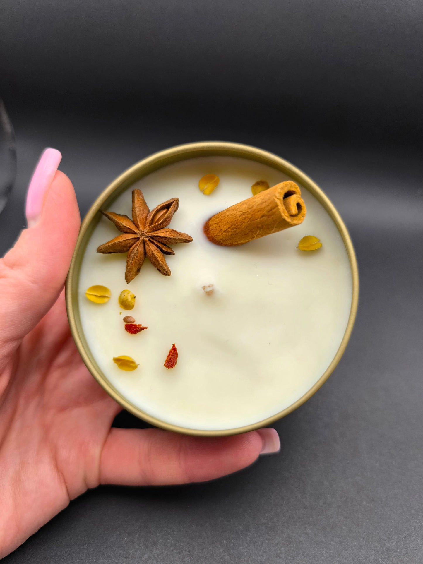 Handmade Scented Soy Wax Candle "Happy Moments" 8 oz