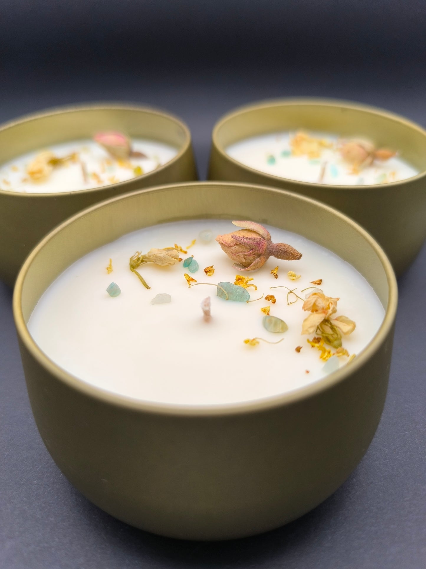 Handmade Scented Soy Wax Candle "Floral Musk"