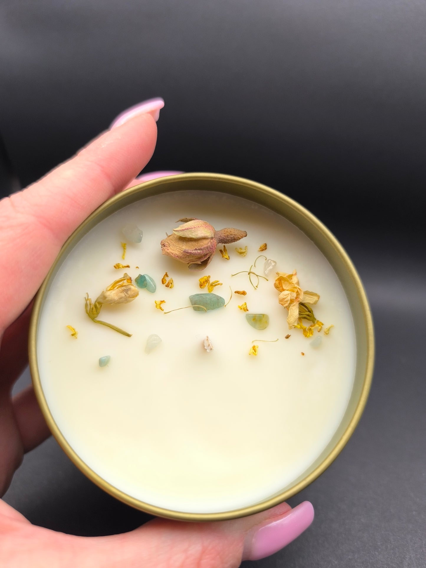 Handmade Scented Soy Wax Candle "Floral Musk"