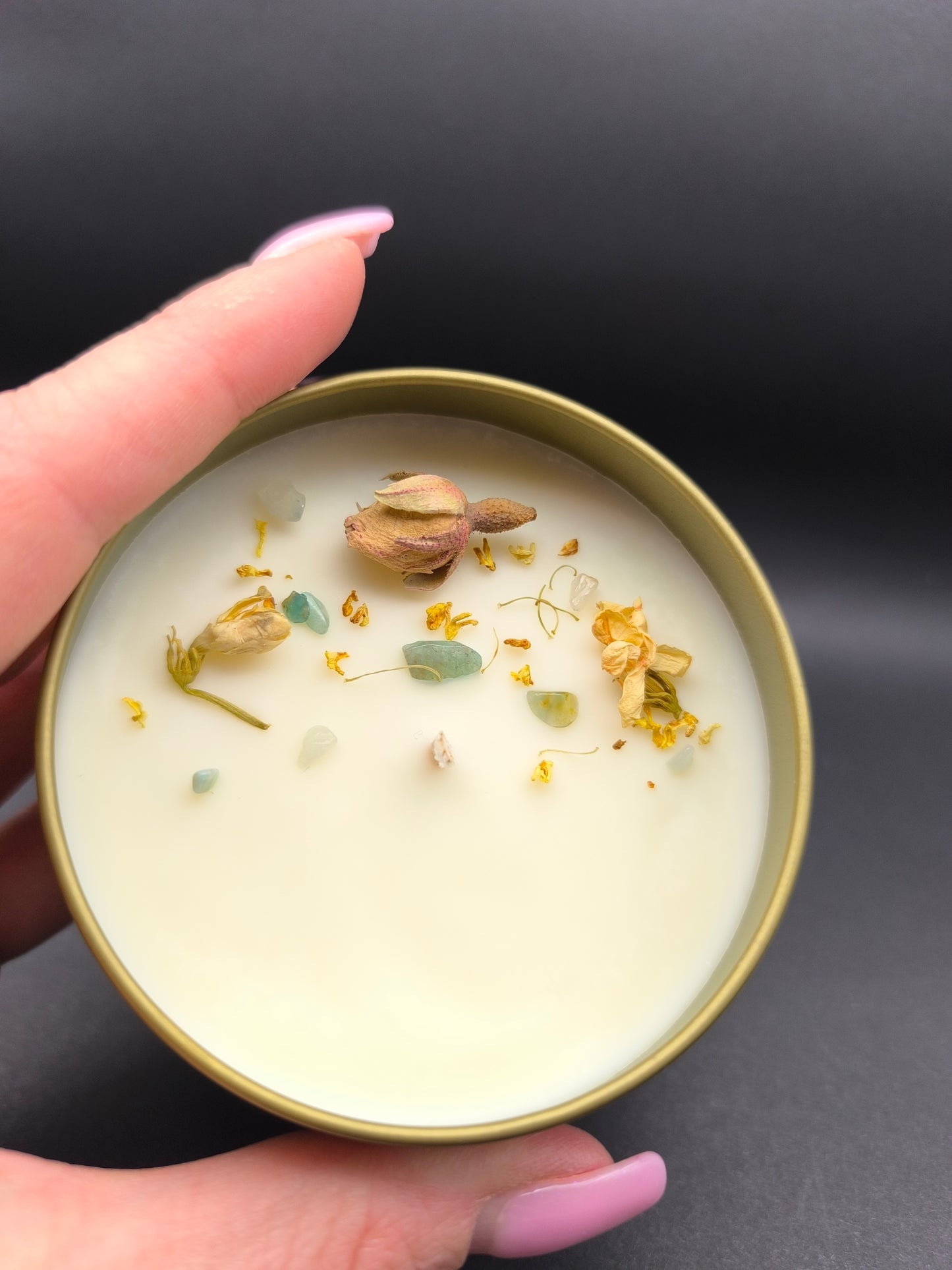 Handmade Scented Soy Wax Candle "Floral Musk"