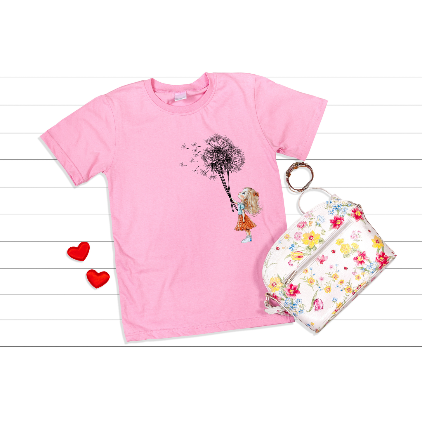 Organic cotton T " Hold on to Your Dreams"