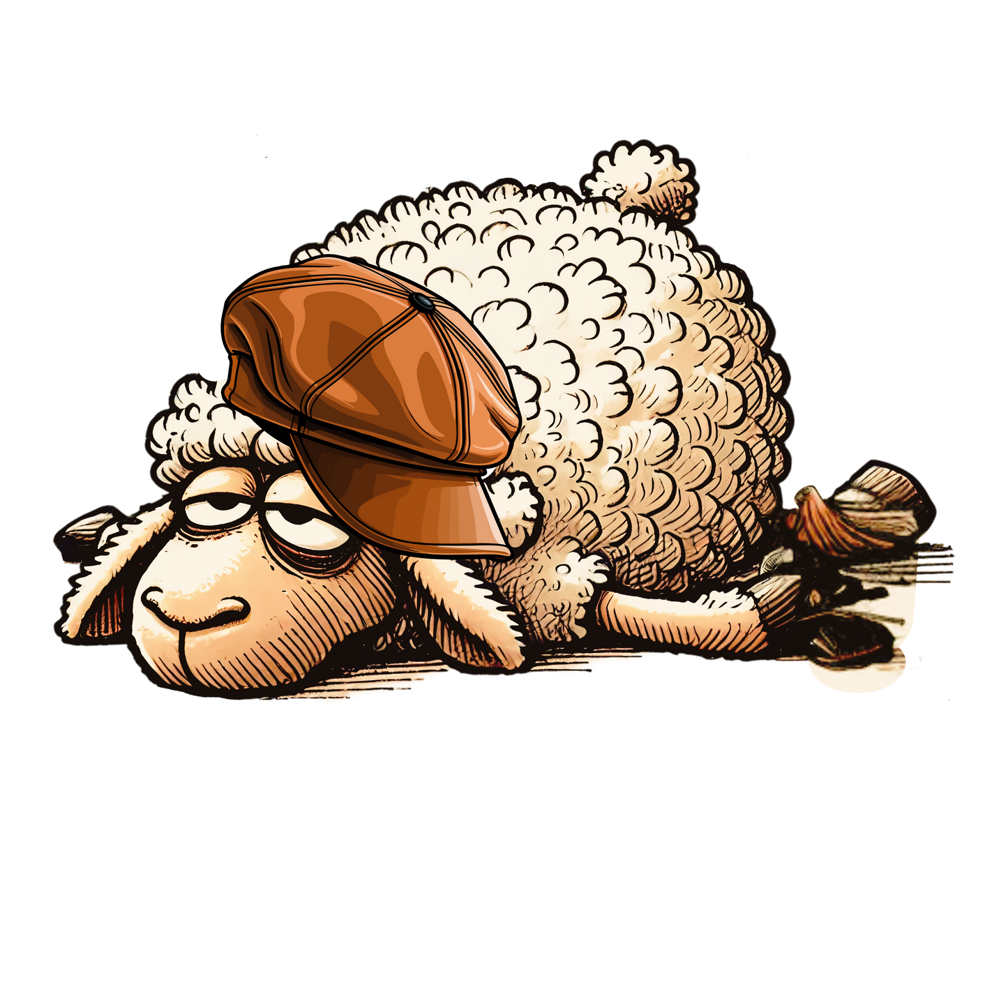 Organic cotton T shirt Unisex ' Little sheep'