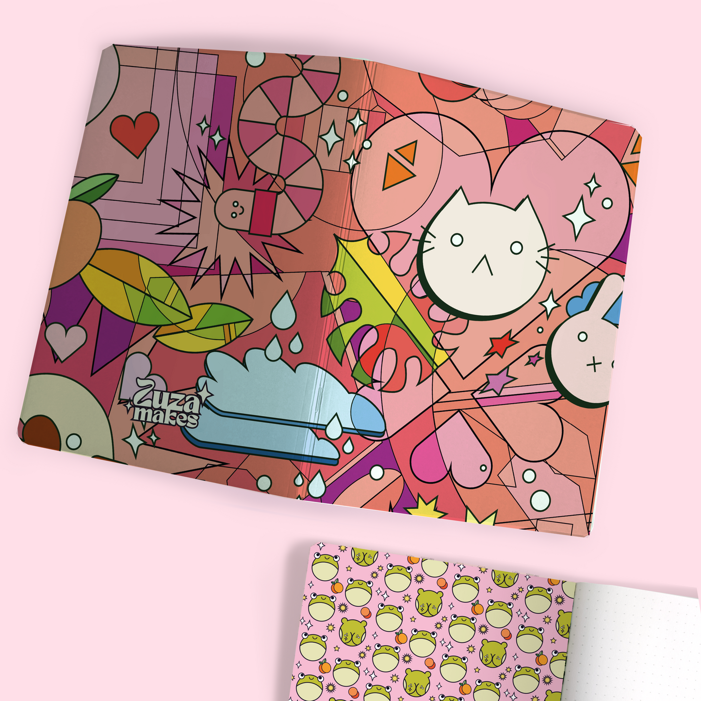 Autumn notebook with dotted paper