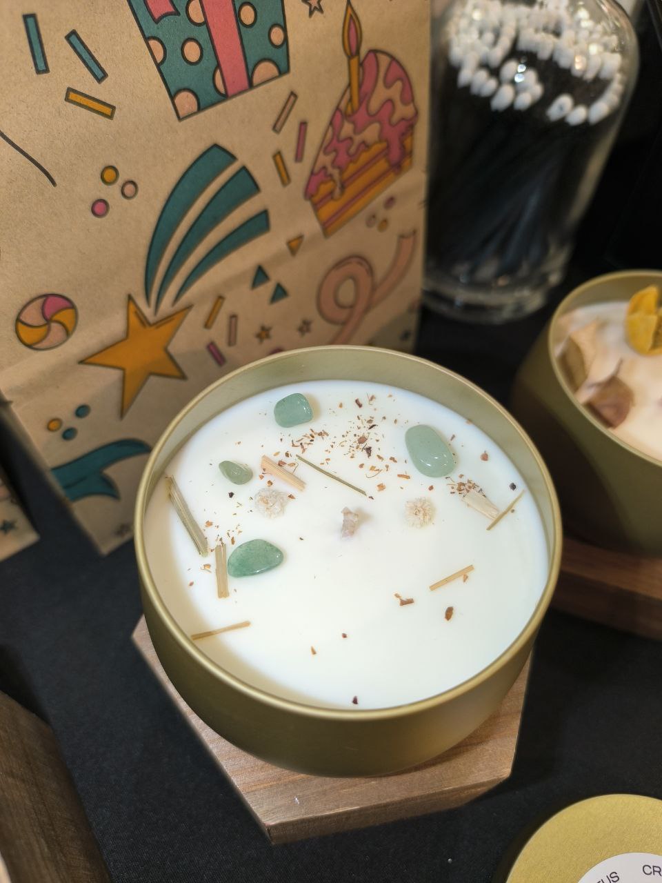 Handmade Scented Soy Wax Candle "Morning Dew"