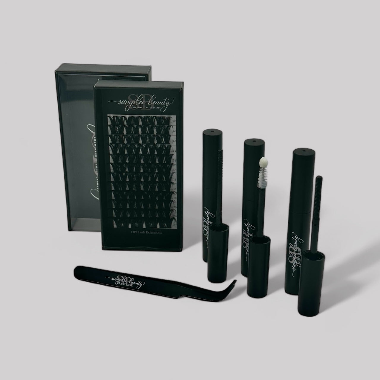 Siimplee Cosmetics Cluster Lash Ultimate Set - complete DIY lash extension kit