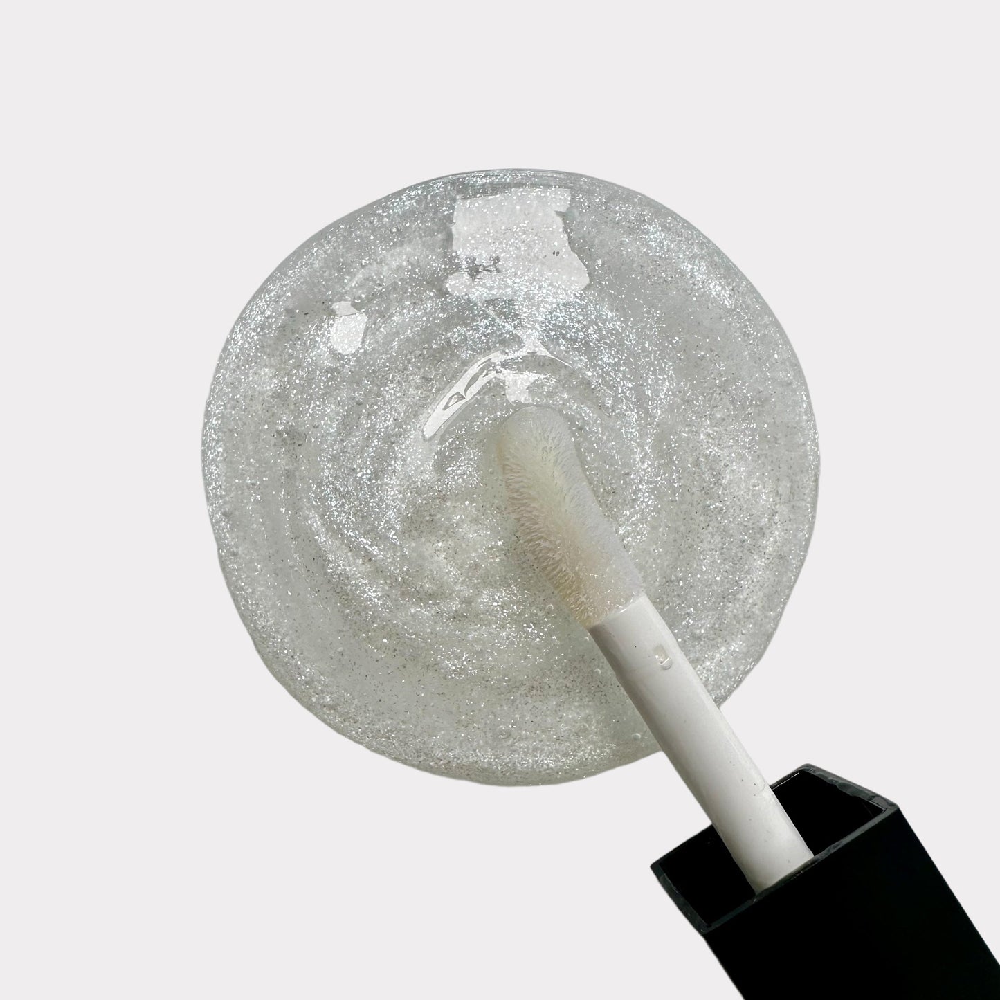 Siimplee Cosmetics Glitter Bomb colourless silver mica glitter lip gloss