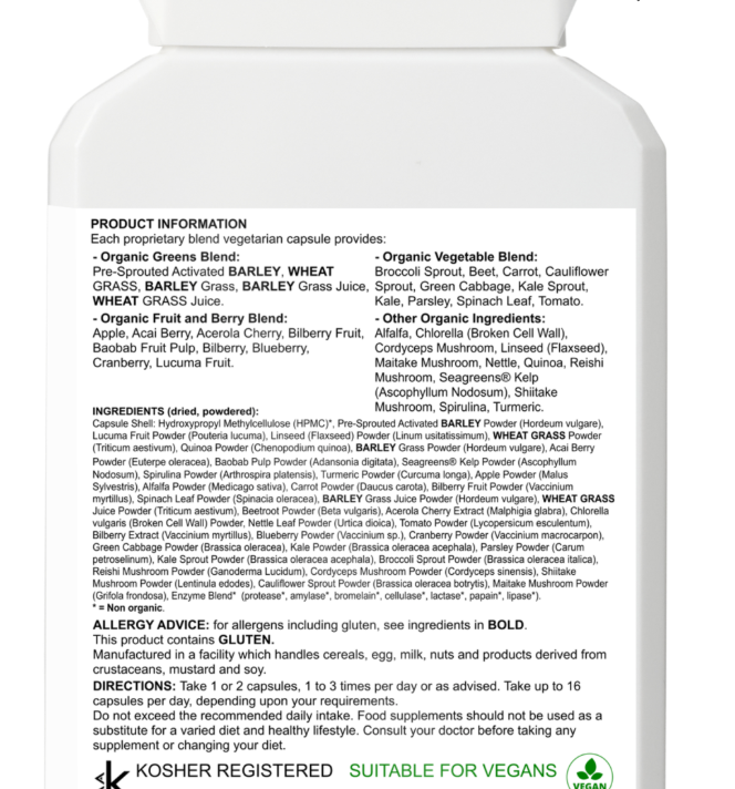 Essential Life - Organic Vital Greens