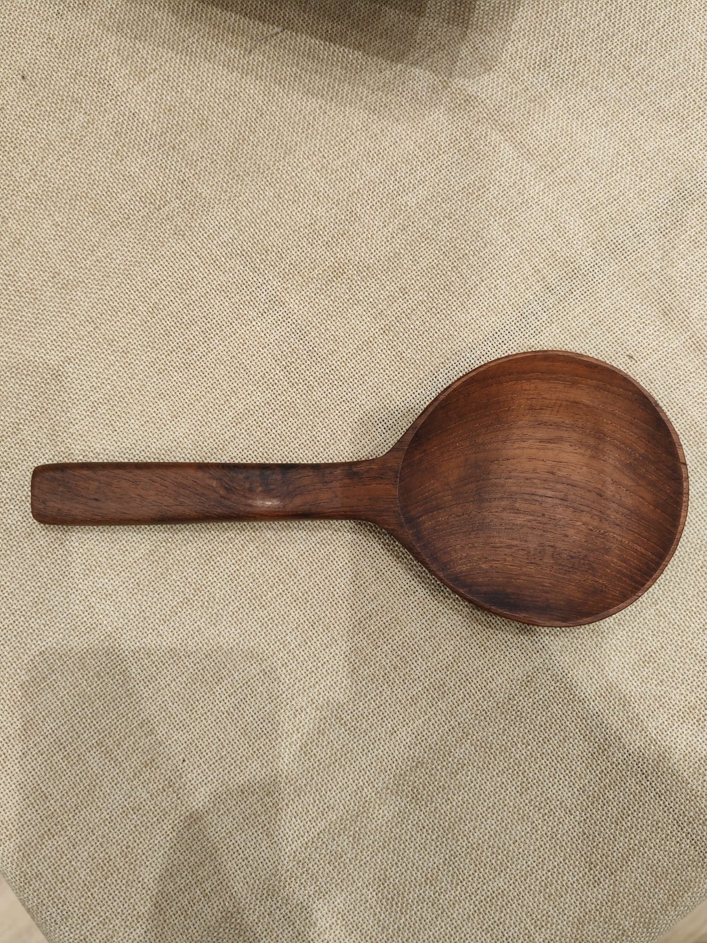 Vanillaism handcrafted wooden rice spoon VAN010 - natural artisan kitchen tool