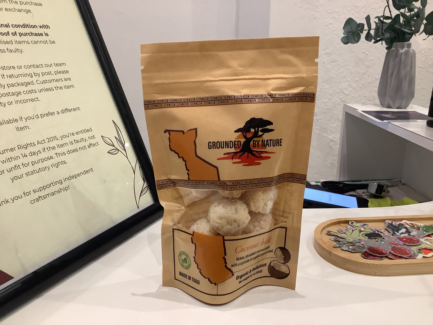 Snack- Organic Coconut balls