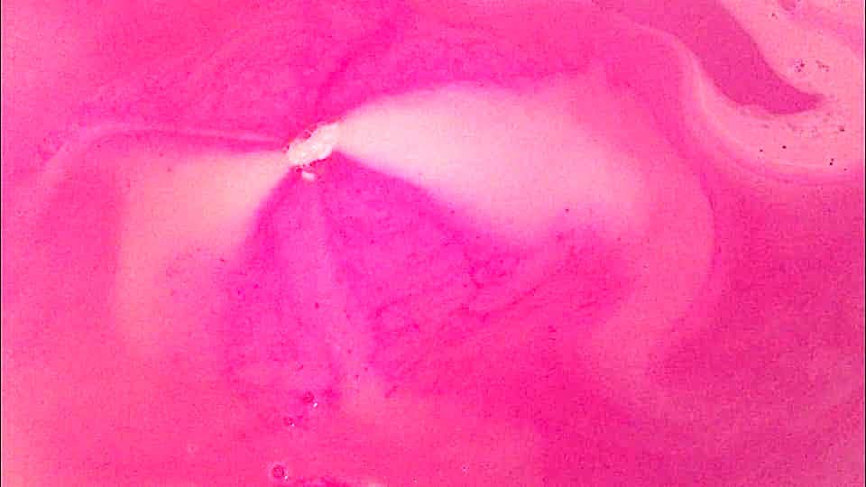 Heavenly Bubbles - Handmade Pink Coconut Bath Bomb Hidden Pink Colour