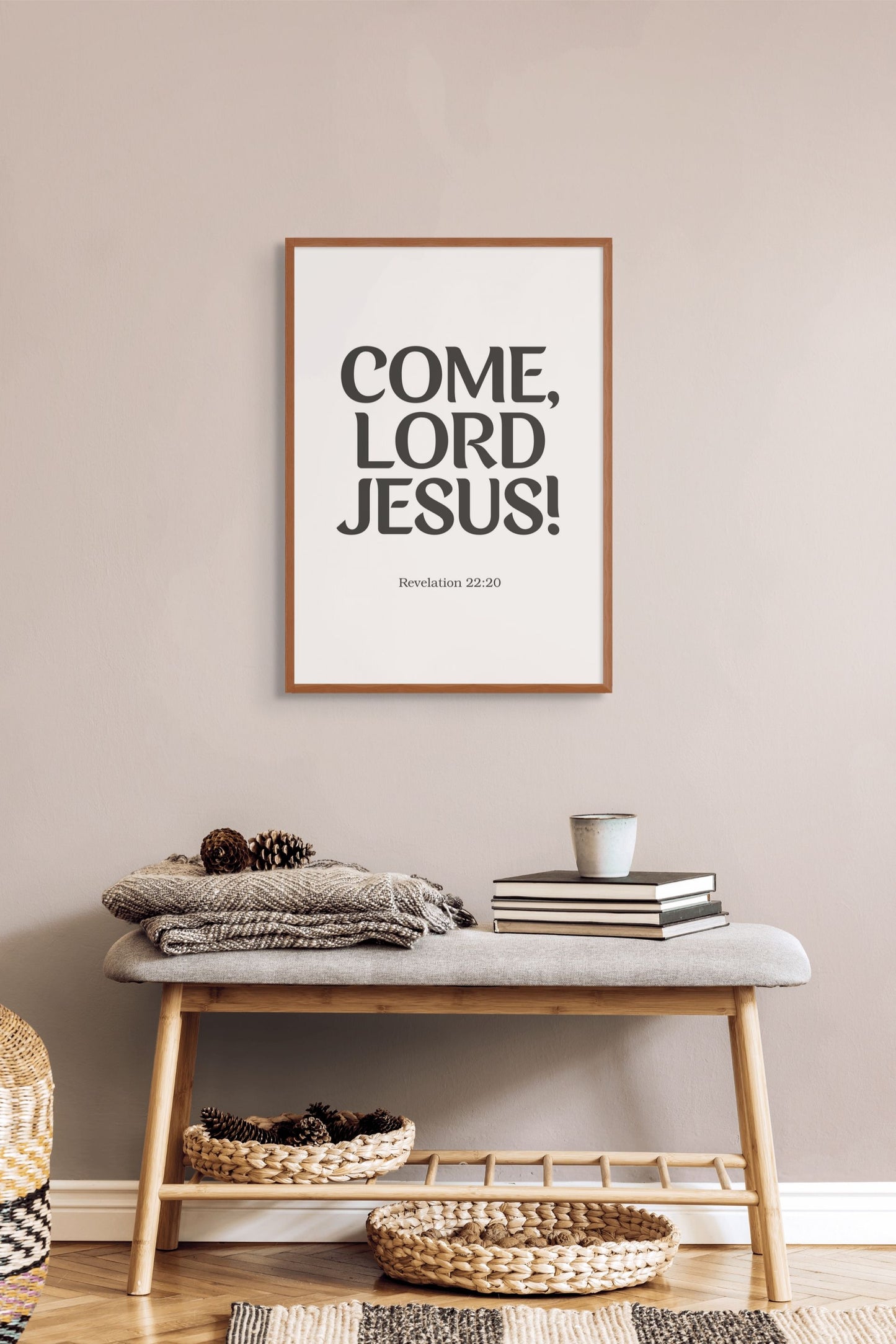 Come Lord Jesus! Christian Poster Wall Art