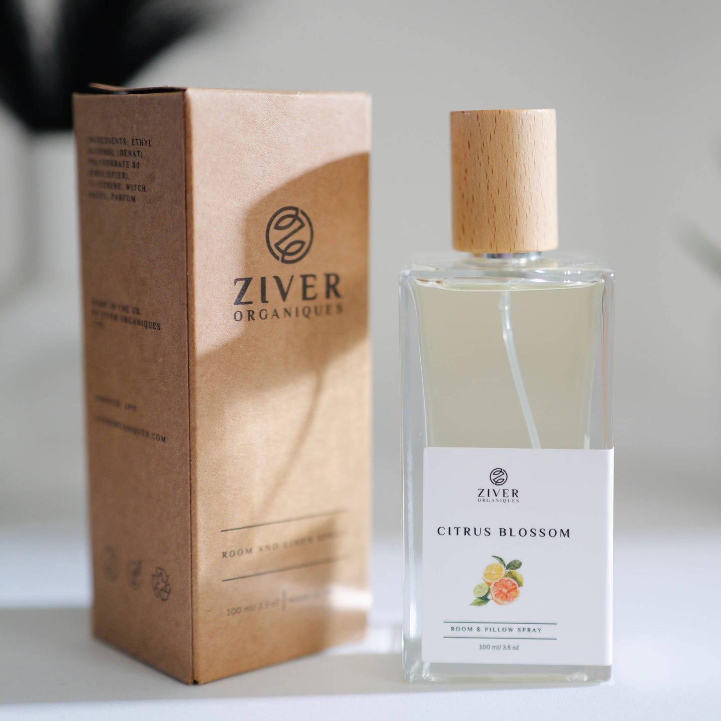 Ziver Organiques - Natural Room & Linen Spray | Citrus Blossom