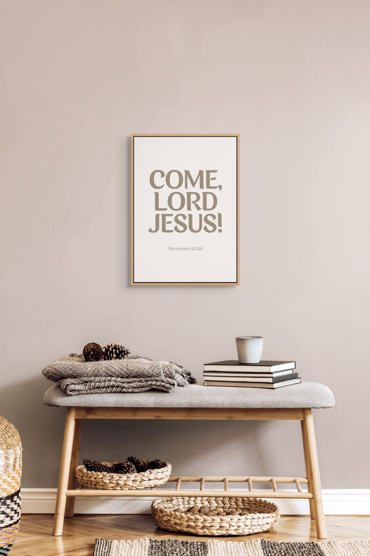 Come Lord Jesus! Christian Poster Wall Art