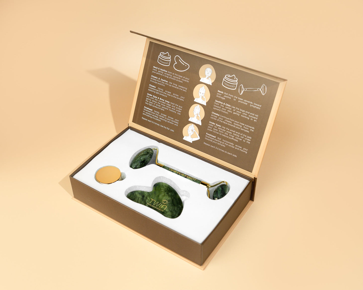 Twin Skin-Skin Harmony Gua Sha Set (TS1078)