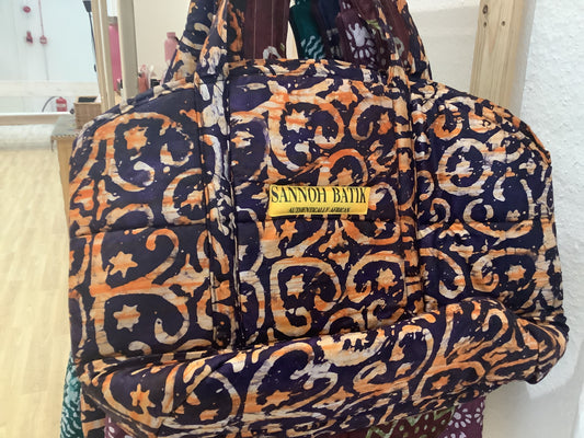 Sannoh Batik Malen Batik Quilted Open Tote