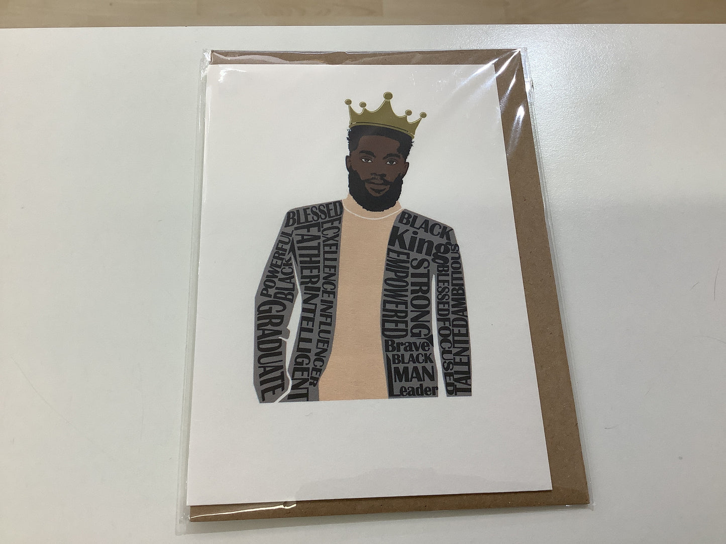 All Shades Cards- King with Affirmation jacket