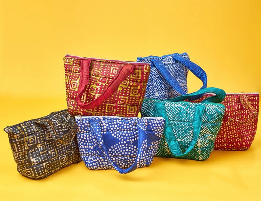 Sannoh Batik Kpaka Batik Quilted Occasion Bag