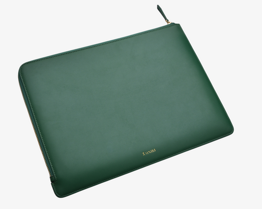 Deep Emerald Green Laptop Sleeve