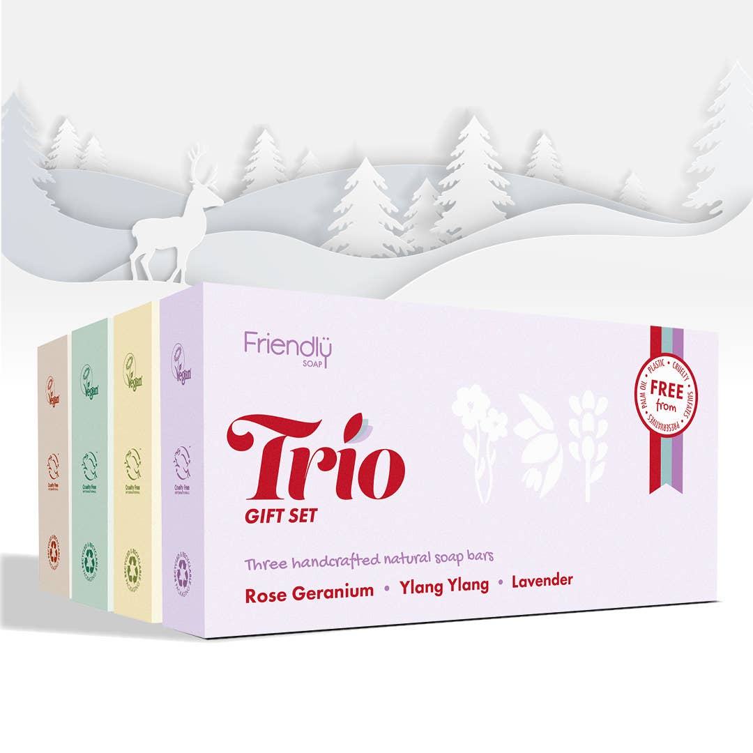 Friendly Soap - Trio Gift Set - Full Range (One of each type)