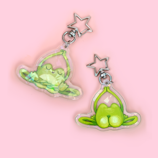 Holographic Acrylic Keyring