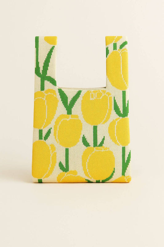TOKEII KNIT STUDIO - Tulip Daydream -Knitted Bag