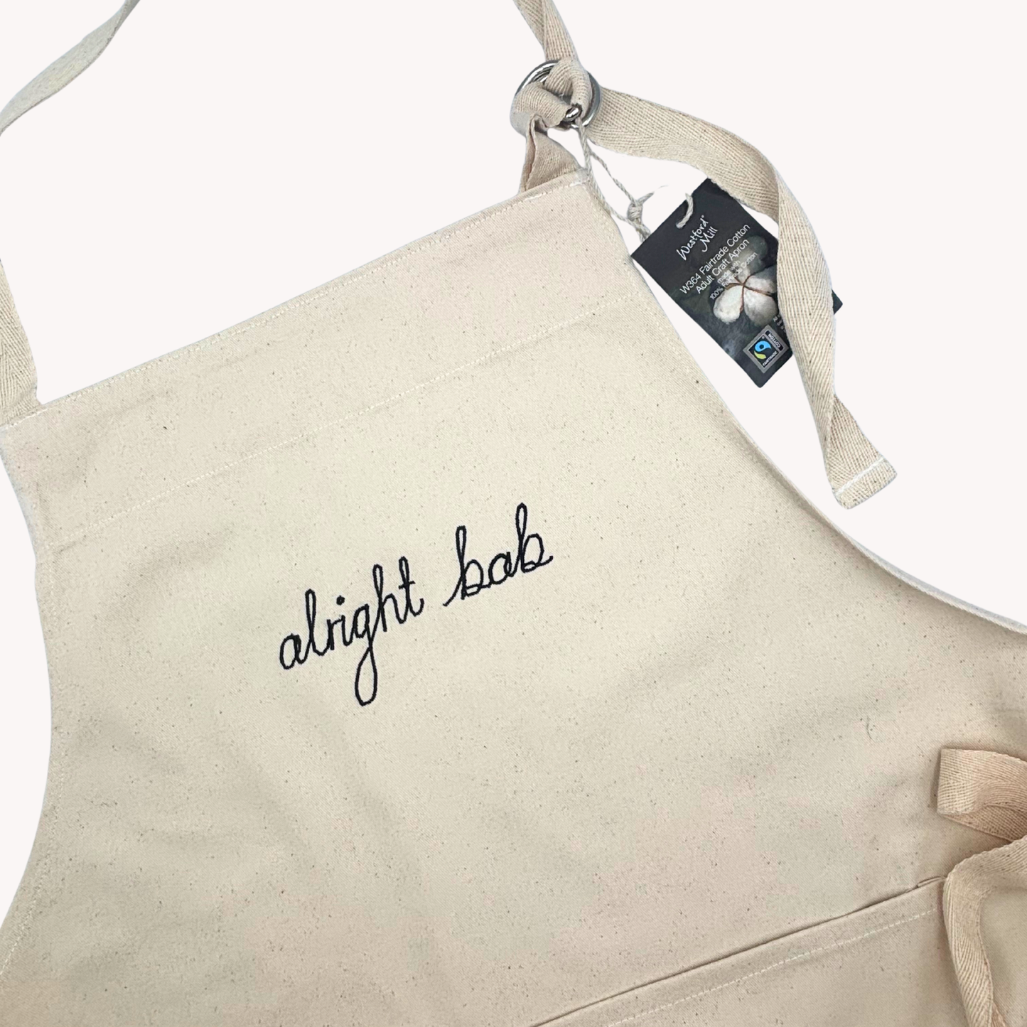 Threads by Jen - ‘Alright bab’ Apron - TBJ015