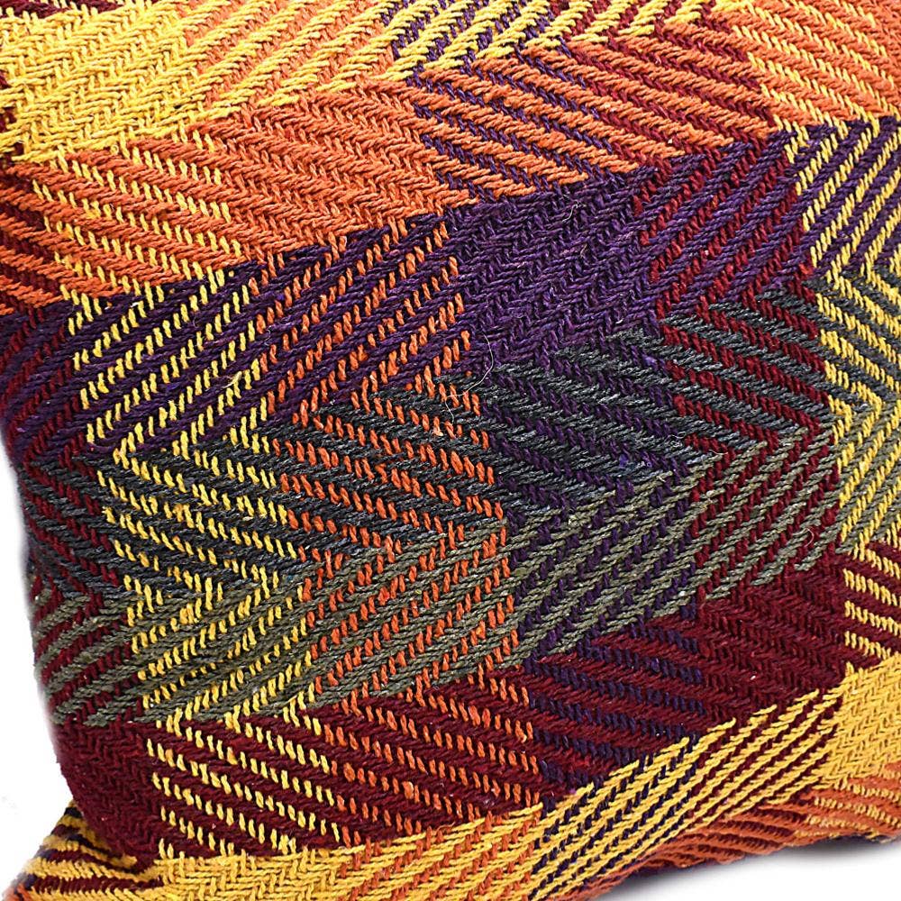Shared Earth - Cushion Cover Recycled Cotton Blend Autumn Colours