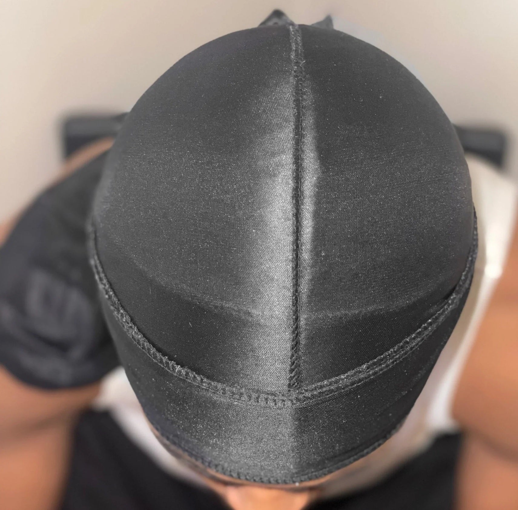 Taelor Boutique premium black silky satin durag - moisture-locking hair protection